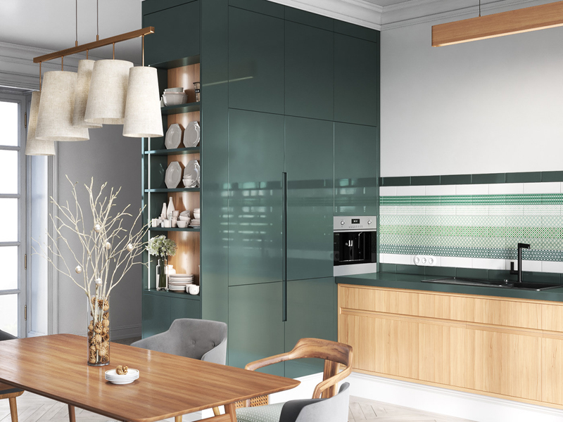 Tủ bếp cao cấp CC006