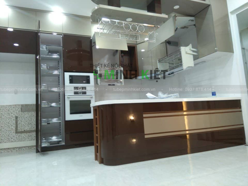 Minh Kiệt đã thiết kế và thi công tủ bếp nhà anh Hải - quận 2.