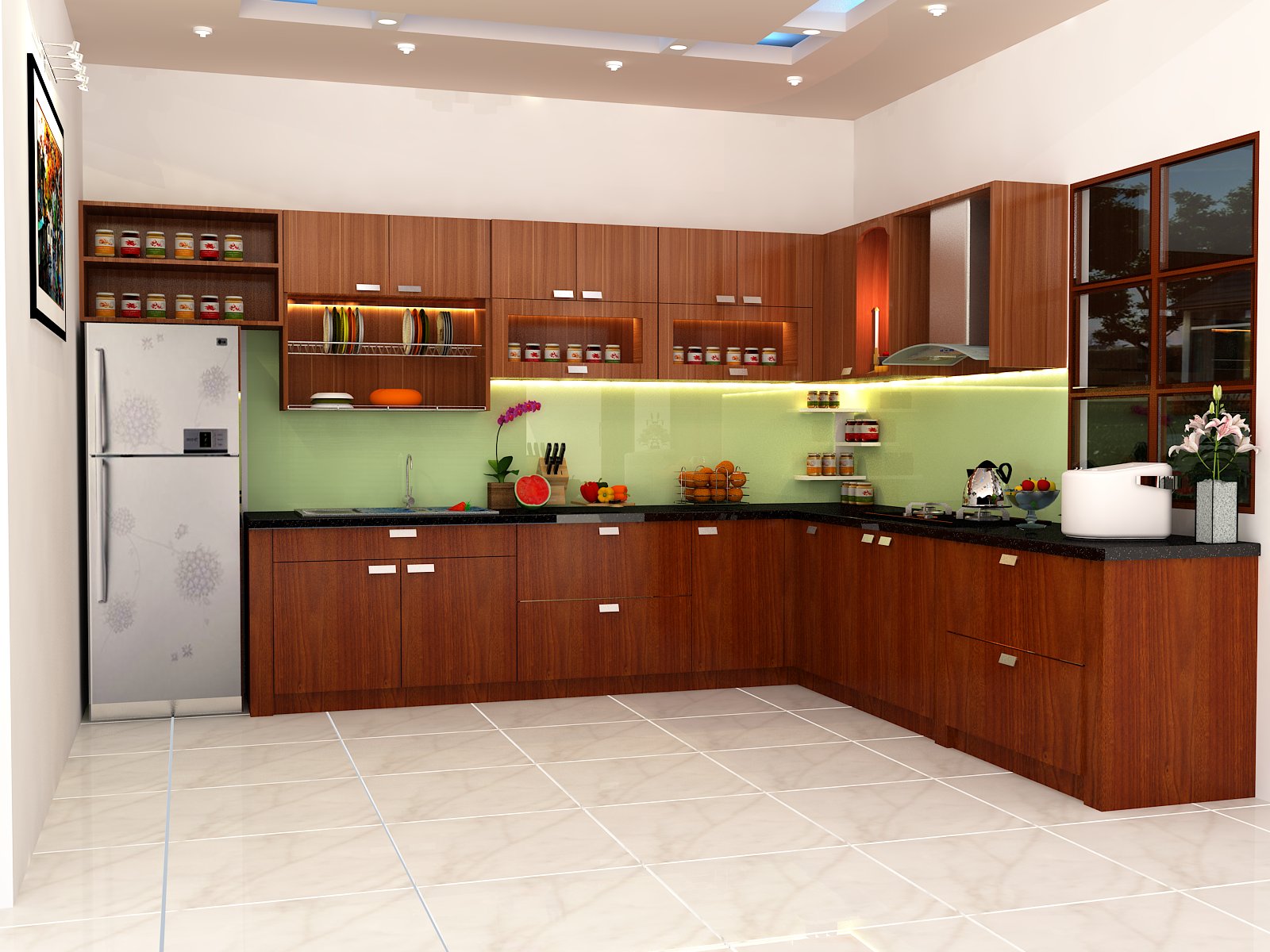 Thiết kế tủ bếp đẹp TK004