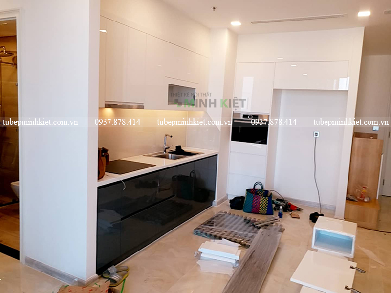 Hãy cùng NỘI THẤT MINH KIỆT chiêm ngưỡng những hình ảnh thi công thực tế tại nhà anh SINH khu căn hộ Vinhome Bason. 