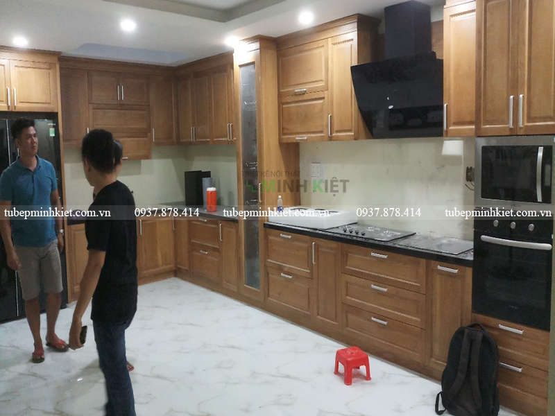 Thi Công Tủ Bếp Gỗ Nhà Chị Dung - Quận 2 