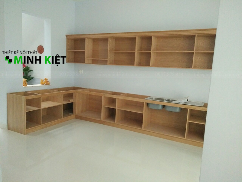 Tủ bếp gỗ nhà cô Viên Tủ bếp gỗ nhà cô Viên