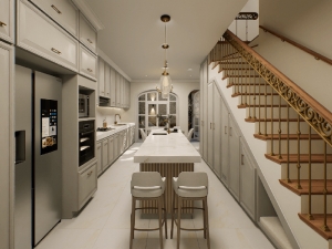 Tủ bếp hiện đại HD068