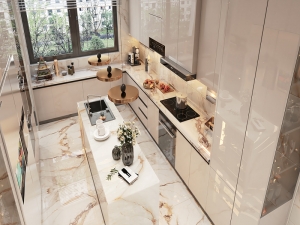 Tủ bếp đẹp MS083