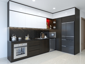 Mẫu tủ bếp chữ L TBL20