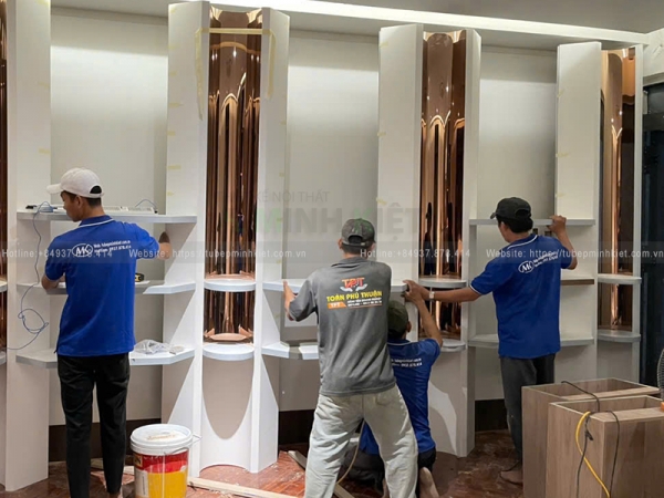 Thi công nội thất nhà chị Minh Đoan CT124
