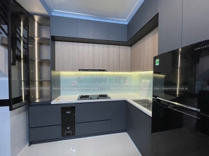 Tủ bếp đẹp nhà anh Hiếu CT125