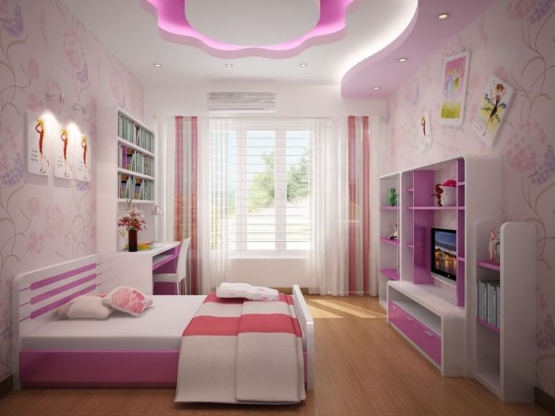 Nội thất phòng ngủ bé gái PN024