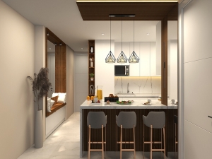 Tủ bếp hiện đại HD064