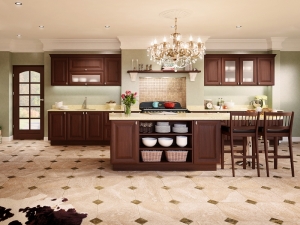 Tủ bếp cổ điển CD012