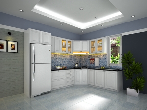 Tủ bếp hiện đại HD067