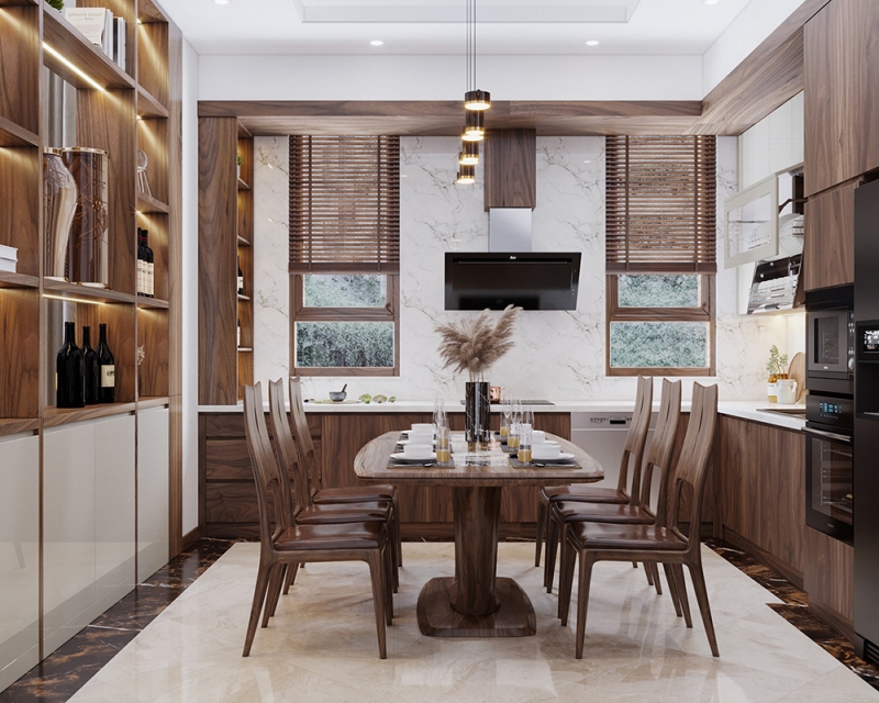 Tủ bếp đẹp MS085