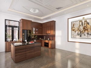 Tủ bếp gỗ tự nhiên G041