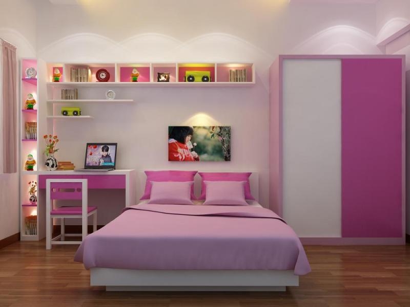 Nội thất phòng ngủ cho bé gái PN012