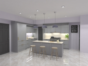 Tủ bếp đẹp MS072